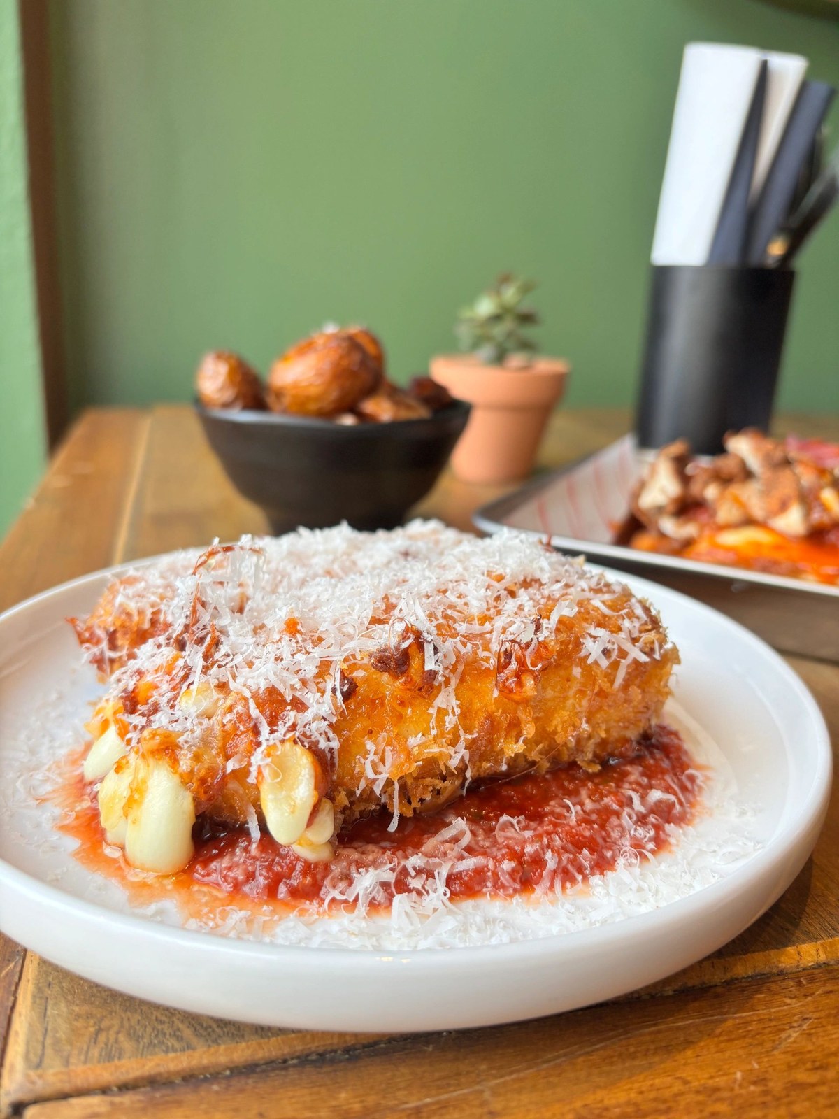 Food ready to share at Roni & Rita’s
