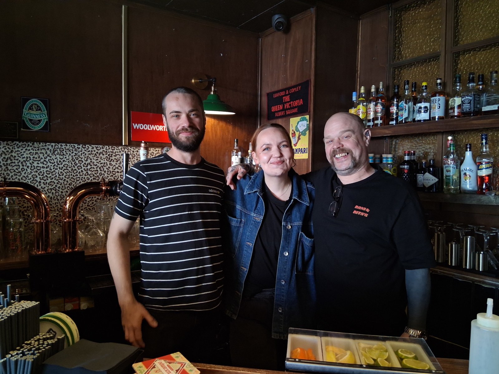 Josh, Holly and James, the team behind Roni & Rita’s